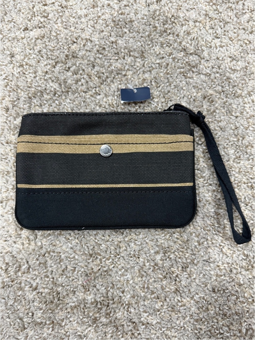 Lands' End Striped Wristlet NEW